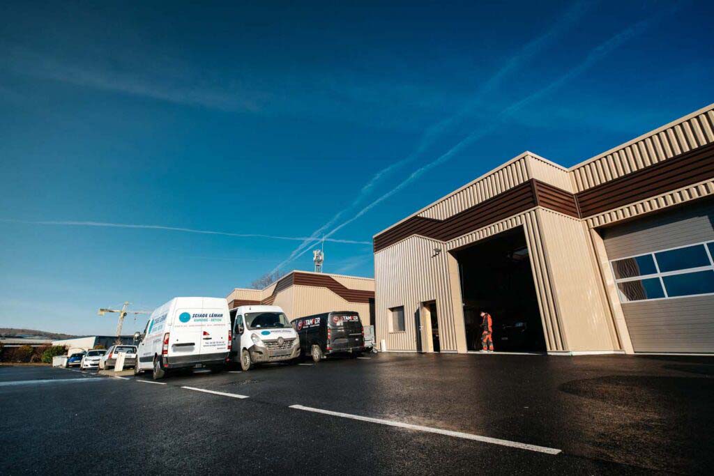 Photo du dépôt de la société Sciage Léman