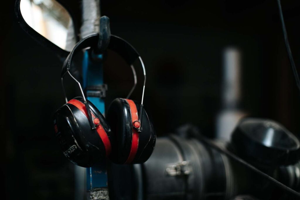 Photo d'un casque de chantier